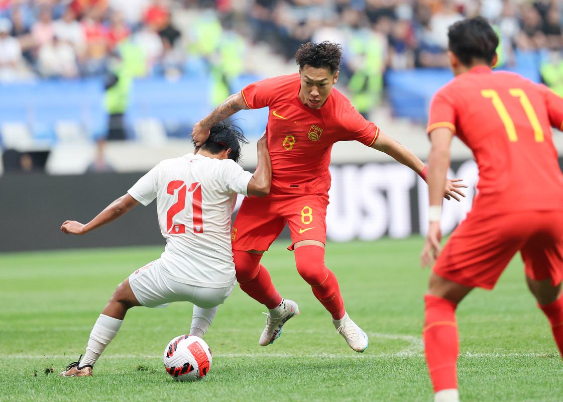 中国足球对战缅甸